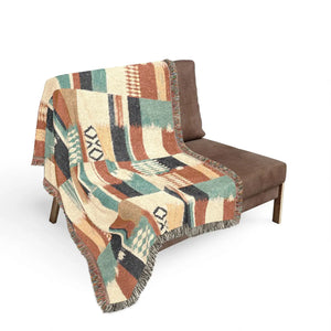 DipaliZ southwestern throw blanket, a housewarming gift for a rustic home