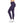 Moon & Bat Halloween Leggings — Purple Night Sky All-Over Print