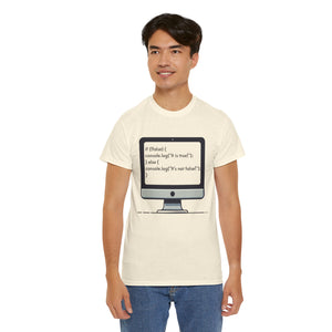 Javascript Programming, Unisex Heavy Cotton Tee