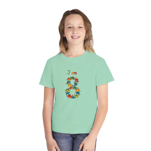 DipaliZ I Am 8 dinosaur kids birthday tee - bright friendly colors for everyday wear