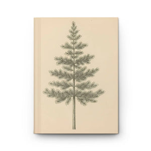Evergreen tree hardcover journal - journals