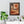 Framed Vertical Poster — Desert Arch Abstract Print (Warm Terracotta Sun)