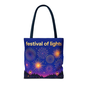 Festival of Lights Tote Bag — Fireworks Night Market Shopper