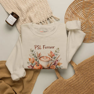 White DipaliZ PSL Forever crewneck for fall
