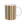 Retro Striped Ceramic Mug — Vintage Rainbow Vertical Lines