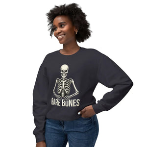 Skeleton Graphic Sweatshirt — "Bare Bones" Halloween Pullover