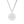 DipaliZ hidden message necklace, stainless steel split circle pendant on a fine chain