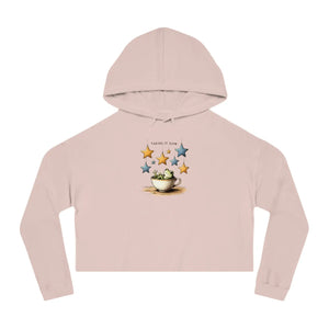 Women’s cropped hooded sweatshirt - sweatshirts