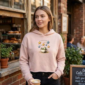 Women’s cropped hooded sweatshirt - sweatshirts