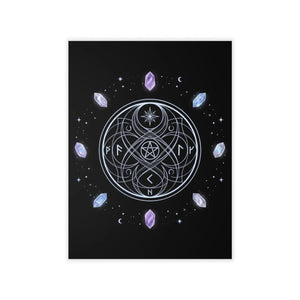 Mystic Crystal Witchcraft Wall Decal