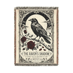 Brand new DipaliZ raven woven blanket, printed to order worldwide