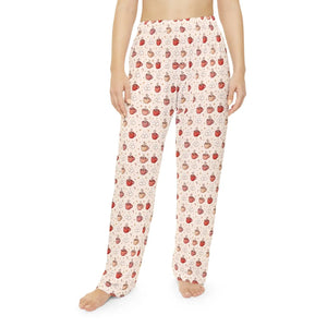 Women’s hot cocoa marshmallows & twinkling stars pajama pants - pajamas