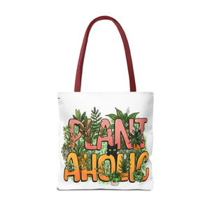 Plantaholic Tote Bag — Cute 'Plant Aholic' Eco Shopper for Plant Lovers