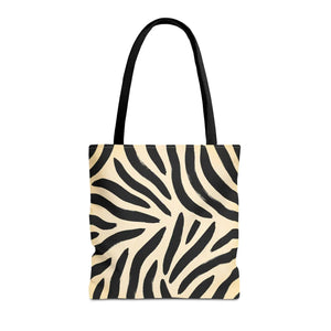 Zebra print tote bag - bags