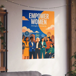 Empower Women Matte Poster — Strength in Solidarity Feminist Wall Art