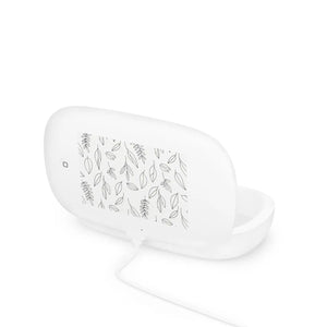 Botanical uv phone sanitizer & wireless charging pad - chargers