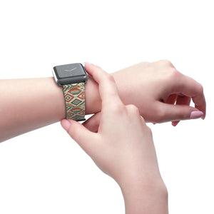 Southwestern Pattern Watch Band — Geometric Aztec Print for Apple Watch