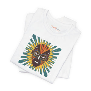 A painted face, Unisex Jersey Short Sleeve Tee