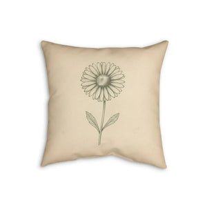 Disc floret ring drawn as short marks on the DipaliZ daisy artwork