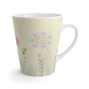 Wild Flowers Latte Mug – 12oz Ceramic - Dipaliz - Mugs
