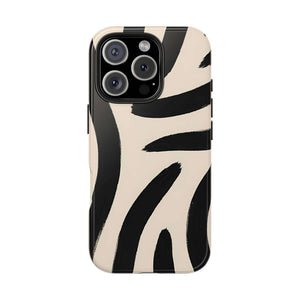 Abstract Zebra Print Phone Case