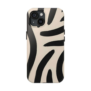 Abstract Zebra Print Phone Case