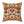 Geometric Afrohemian Tribal Throw Pillow — Rust & Mustard Aztec Pattern