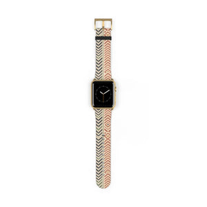 DipaliZ festival-style chevron watch strap with original printed artwork