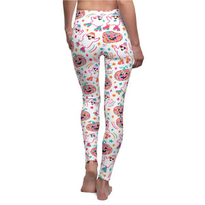 Disco Ghosts Women's Leggings — Cute Halloween Party AOP Leggings