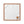 A square white cloth napkin with a tan border and a small gingerbread man graphic with text in the bottom right corner, displayed flat against a white background.