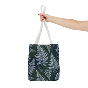 Fern Pattern Tote Bag — Botanical All-Over Print Canvas Tote