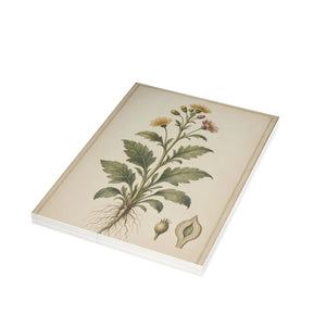 Vintage botanical wildflower thinking of you greeting card - cards