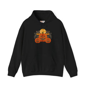 Halloween pumpkin trio hoodie - hoodies