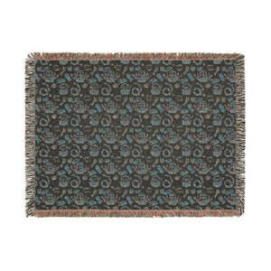 Cozy Mosaic Woven Blanket — Boho Geometric Throw for Living Room & Bedroom