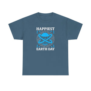 Happiest, Earth Day, Unisex Heavy Cotton Tee