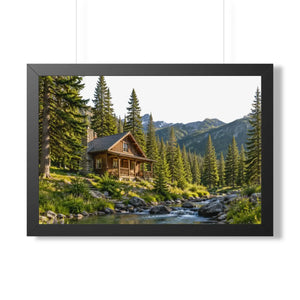 Dipaliz stream flowing framed poster museum paper - prints