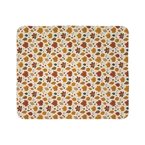 Autumn Leaves Sherpa Blanket — Cozy Fall Foliage Throw