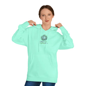 Cabbage makes everything better floral hooded sweatshirt - sweatshirts