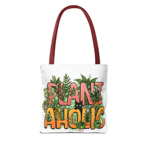 Plantaholic Tote Bag — Cute 'Plant Aholic' Eco Shopper for Plant Lovers