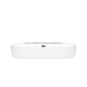 Pastel floral uv phone sanitizer & wireless charging pad - chargers