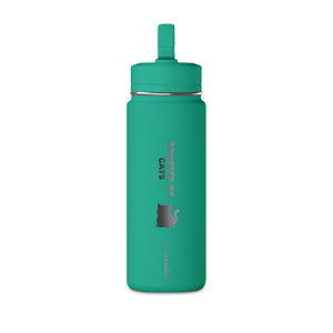 Cat Silhouette 20oz Water Bottle — Cute Minimalist Cat Drink Bottle