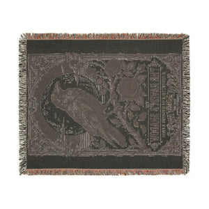 Literary gothic blanket by DipaliZ for a dark-toned reading corner