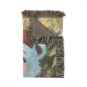 Love You polar bear blanket shown in three sizes
