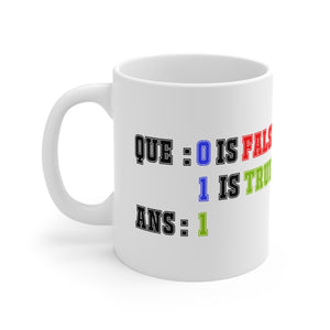 Programming true false Mug, 11oz