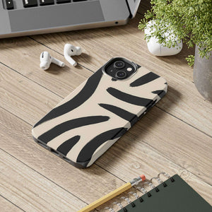Abstract Zebra Print Phone Case