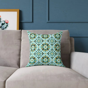 Geometric moroccan pattern square pillow - pillows
