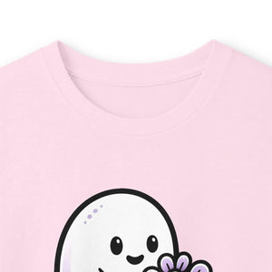 Here for a good time ghost long sleeve tee - t-shirts