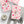 Pink heart wrapping paper roll – romantic valentine’s gift wrap