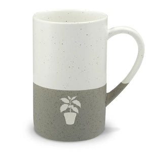 Minimalist potted plant ceramic mug - mugs