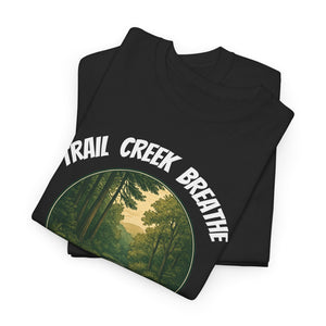 A creek in the woods, Unisex Heavy Cotton Tee
